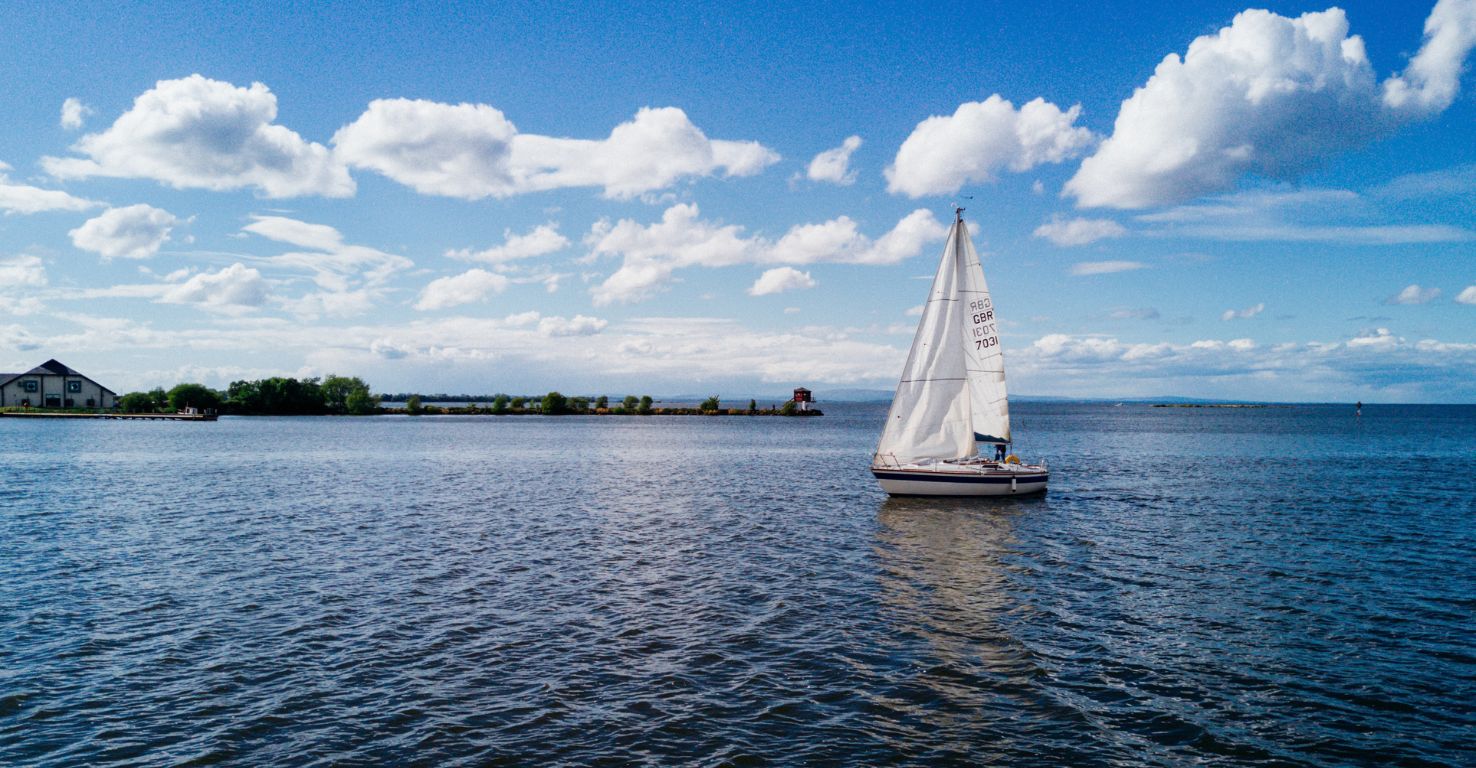 Segelboot auf dem See